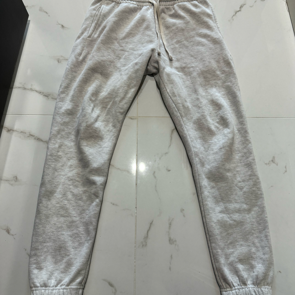Pacsun jogger Fleece Sweatpants Light Gray Mens Medium